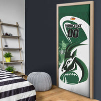 Custom Rugby Zimbabwe Door Cover Sables Is The Champion - Wonder Print Shop