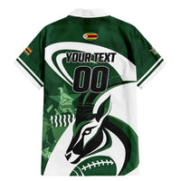 Custom Rugby Zimbabwe Family Matching Mermaid Dress and Hawaiian Shirt Sables Is The Champion - Wonder Print Shop