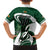 Custom Rugby Zimbabwe Family Matching Off The Shoulder Long Sleeve Dress and Hawaiian Shirt Sables Is The Champion - Wonder Print Shop