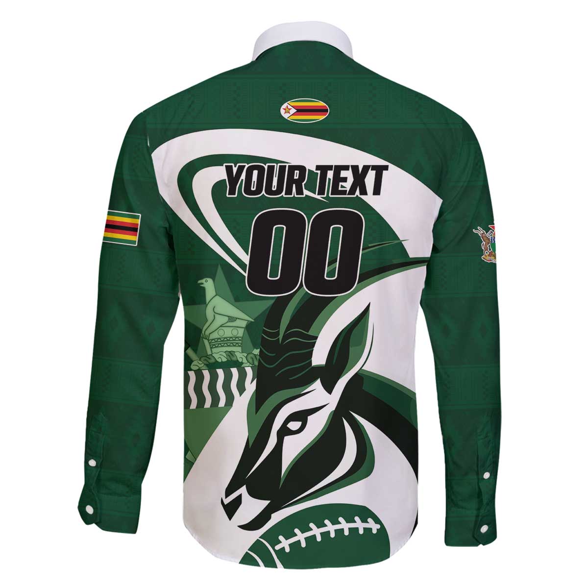 Custom Rugby Zimbabwe Family Matching Off The Shoulder Long Sleeve Dress and Hawaiian Shirt Sables Is The Champion - Wonder Print Shop