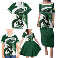 Custom Rugby Zimbabwe Family Matching Puletasi and Hawaiian Shirt Sables Is The Champion - Wonder Print Shop