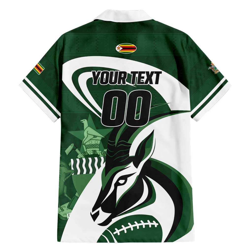 Custom Rugby Zimbabwe Family Matching Puletasi and Hawaiian Shirt Sables Is The Champion - Wonder Print Shop