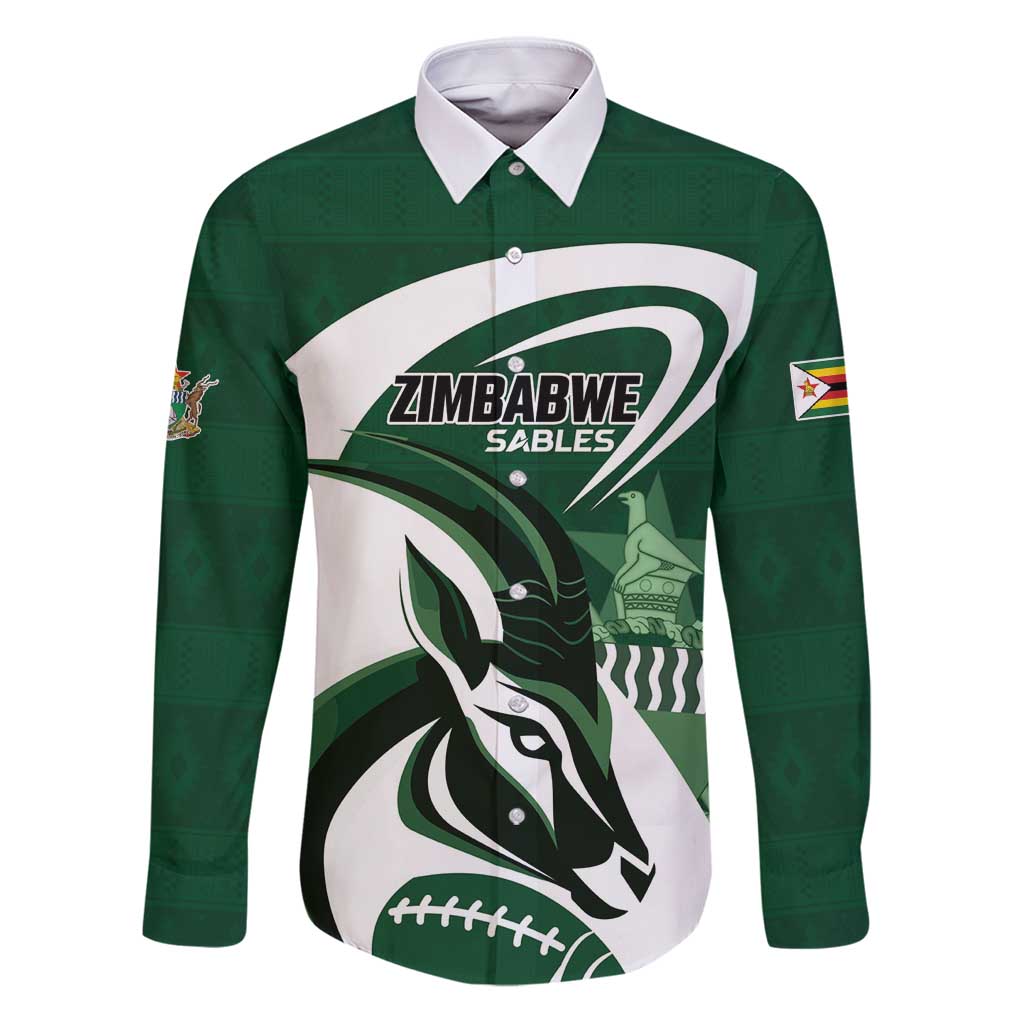 Custom Rugby Zimbabwe Family Matching Puletasi and Hawaiian Shirt Sables Is The Champion - Wonder Print Shop