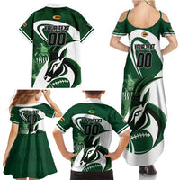 Custom Rugby Zimbabwe Family Matching Summer Maxi Dress and Hawaiian Shirt Sables Is The Champion - Wonder Print Shop