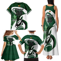 Custom Rugby Zimbabwe Family Matching Tank Maxi Dress and Hawaiian Shirt Sables Is The Champion - Wonder Print Shop