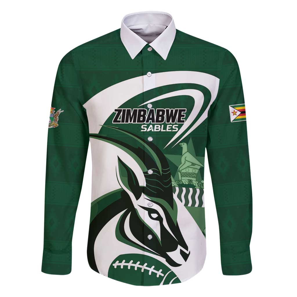 Custom Rugby Zimbabwe Family Matching Tank Maxi Dress and Hawaiian Shirt Sables Is The Champion - Wonder Print Shop