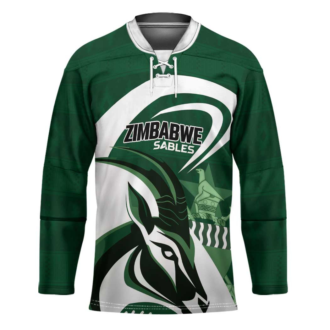 Custom Rugby Zimbabwe Hockey Jersey Sables Is The Champion - Wonder Print Shop