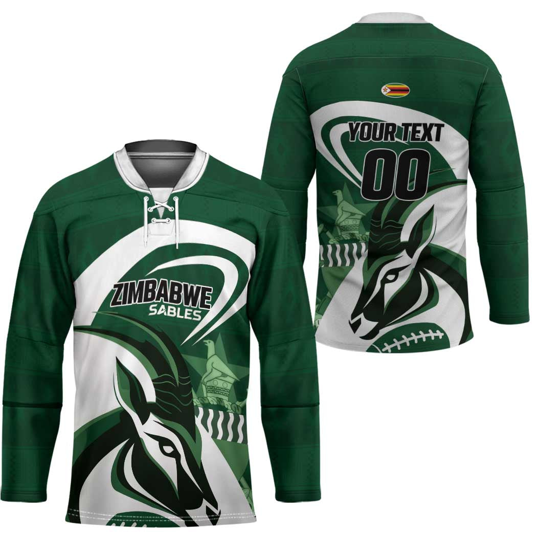 Custom Rugby Zimbabwe Hockey Jersey Sables Is The Champion - Wonder Print Shop