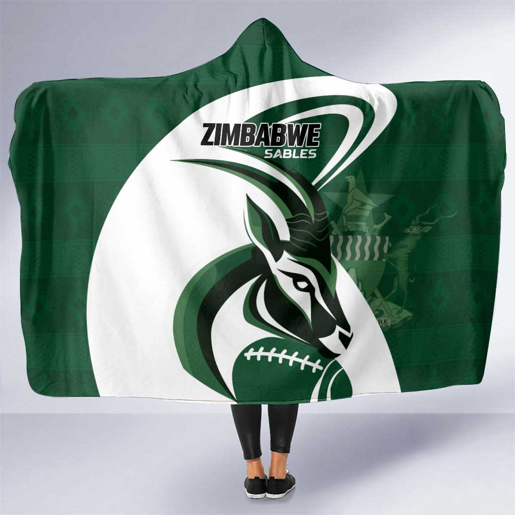 Rugby Zimbabwe Hooded Blanket Sables Is The Champion - Wonder Print Shop