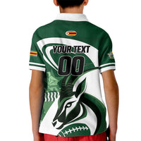 Custom Rugby Zimbabwe Kid Polo Shirt Sables Is The Champion - Wonder Print Shop