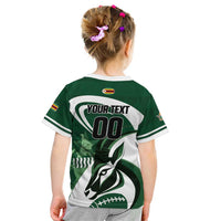 Custom Rugby Zimbabwe Kid T Shirt Sables Is The Champion - Wonder Print Shop