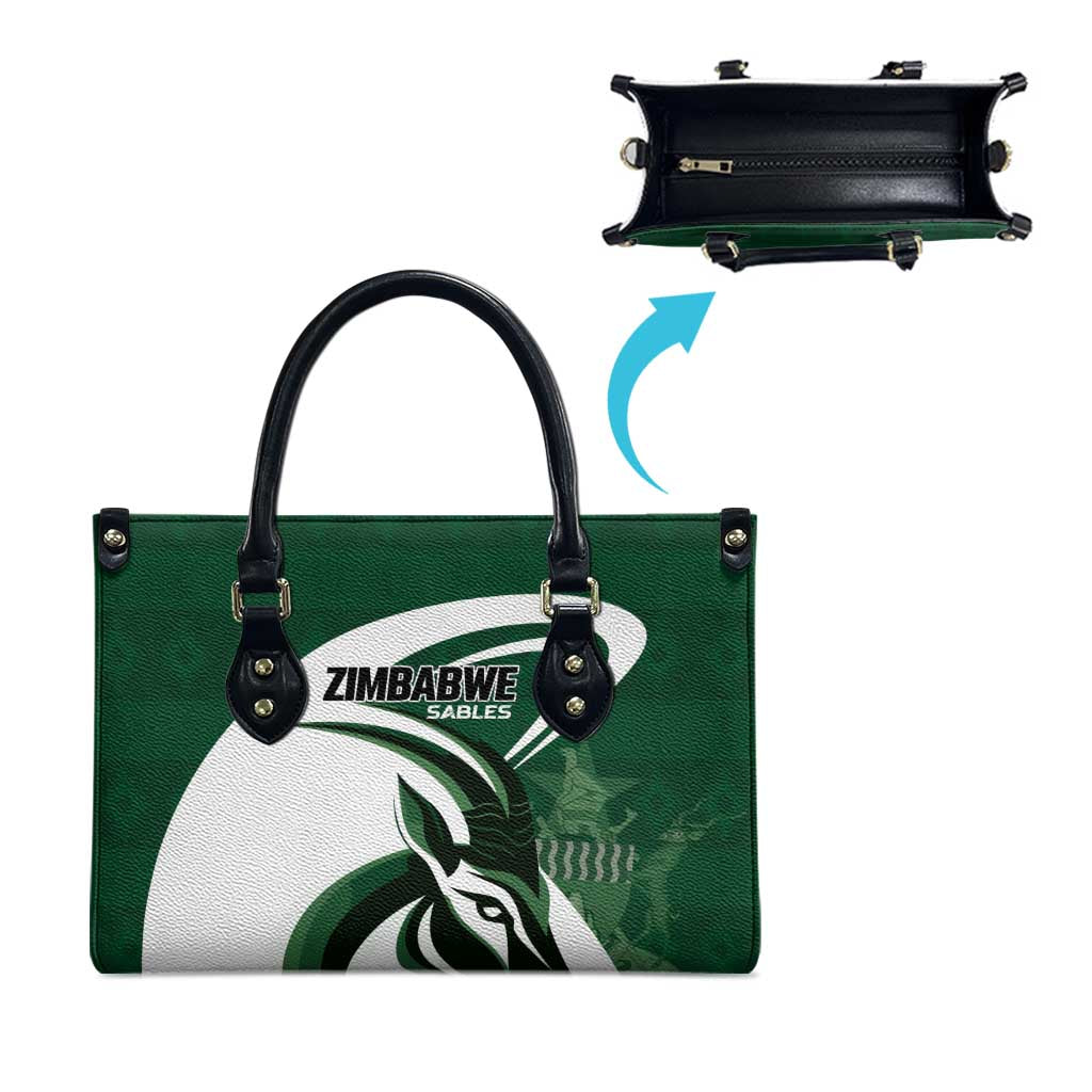Rugby Zimbabwe Leather Bag Sables Is The Champion - Wonder Print Shop