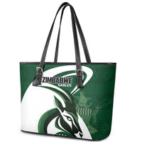 Rugby Zimbabwe Leather Tote Bag Sables Is The Champion - Wonder Print Shop