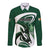 Custom Rugby Zimbabwe Long Sleeve Button Shirt Sables Is The Champion - Wonder Print Shop
