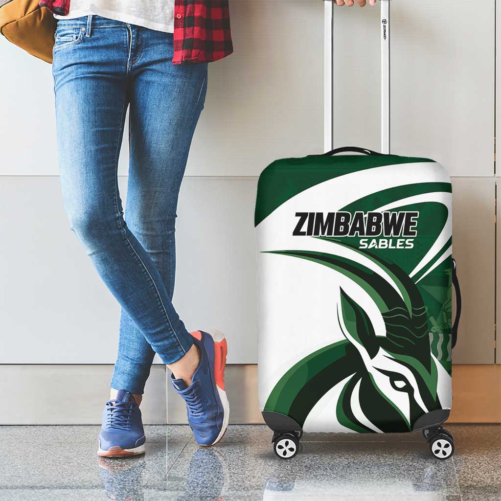 Rugby Zimbabwe Luggage Cover Sables Is The Champion - Wonder Print Shop