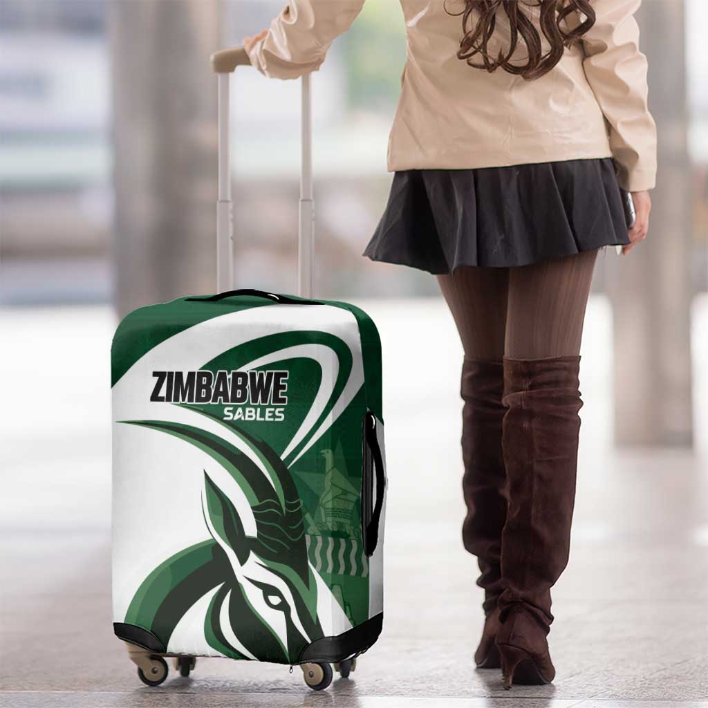 Rugby Zimbabwe Luggage Cover Sables Is The Champion - Wonder Print Shop