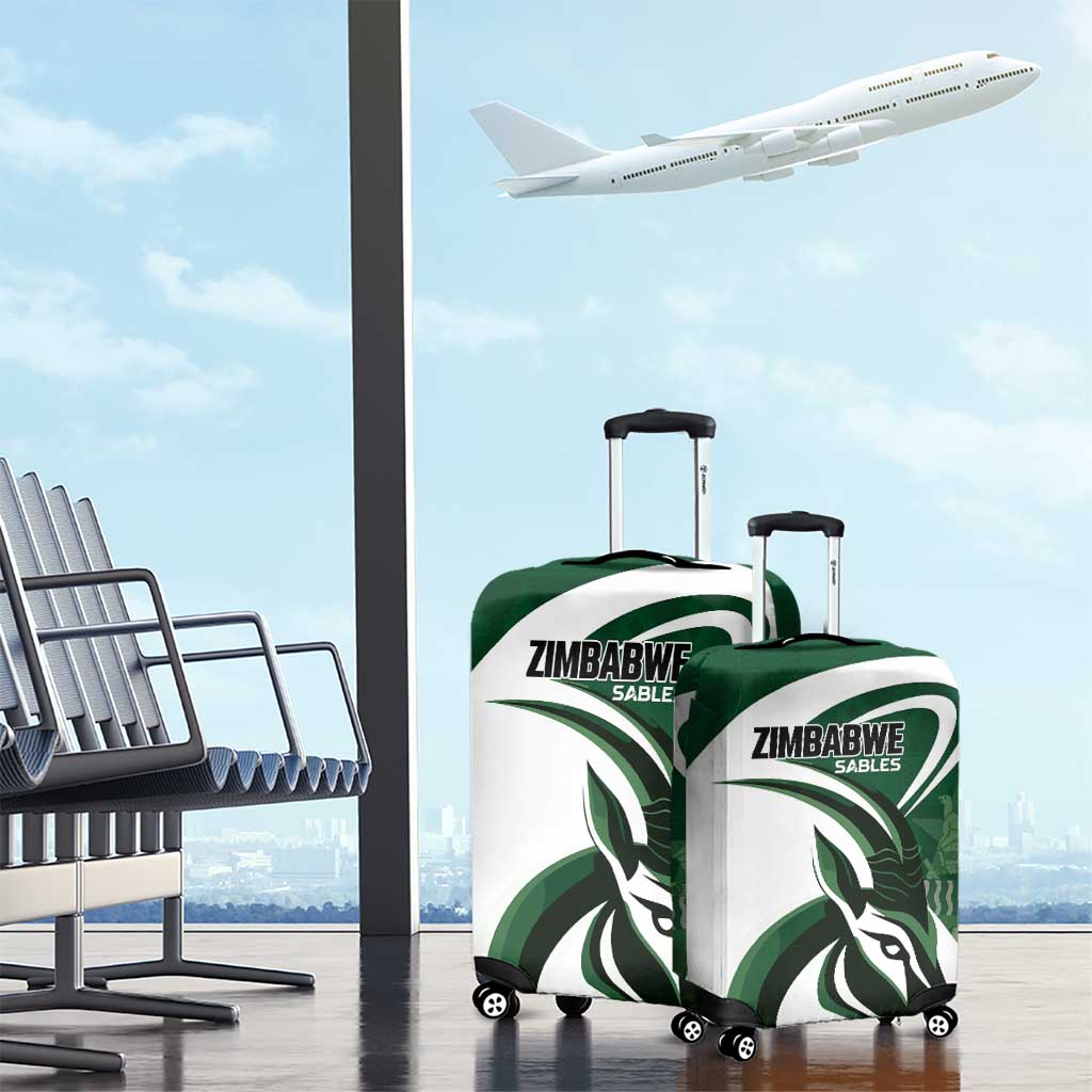 Rugby Zimbabwe Luggage Cover Sables Is The Champion - Wonder Print Shop