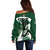 Custom Rugby Zimbabwe Off Shoulder Sweater Sables Is The Champion - Wonder Print Shop