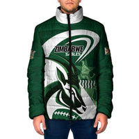 Custom Rugby Zimbabwe Padded Jacket Sables Is The Champion - Wonder Print Shop