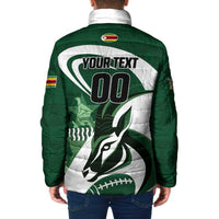 Custom Rugby Zimbabwe Padded Jacket Sables Is The Champion - Wonder Print Shop