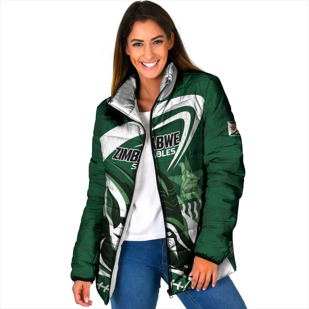 Custom Rugby Zimbabwe Padded Jacket Sables Is The Champion - Wonder Print Shop