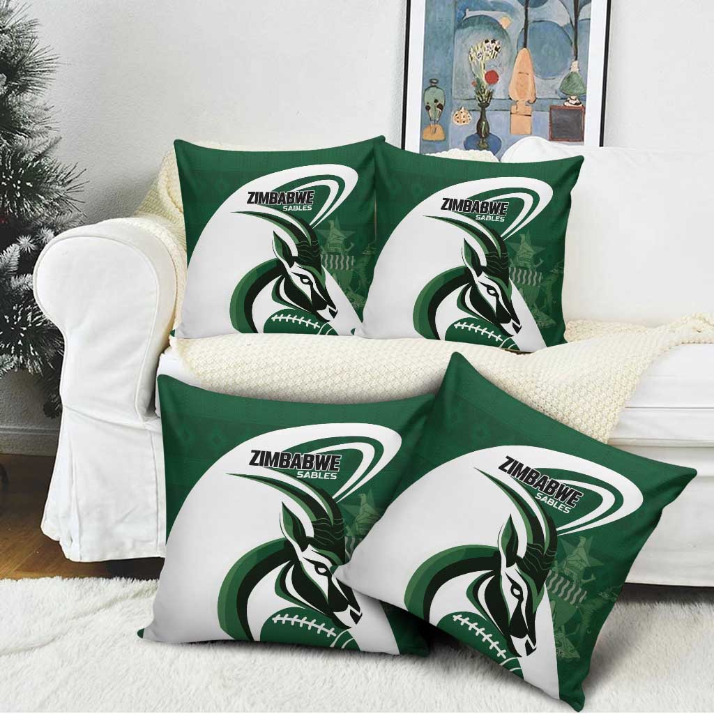 Rugby Zimbabwe Pillow Cover Sables Is The Champion - Wonder Print Shop
