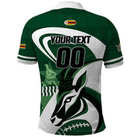 Custom Rugby Zimbabwe Polo Shirt Sables Is The Champion - Wonder Print Shop