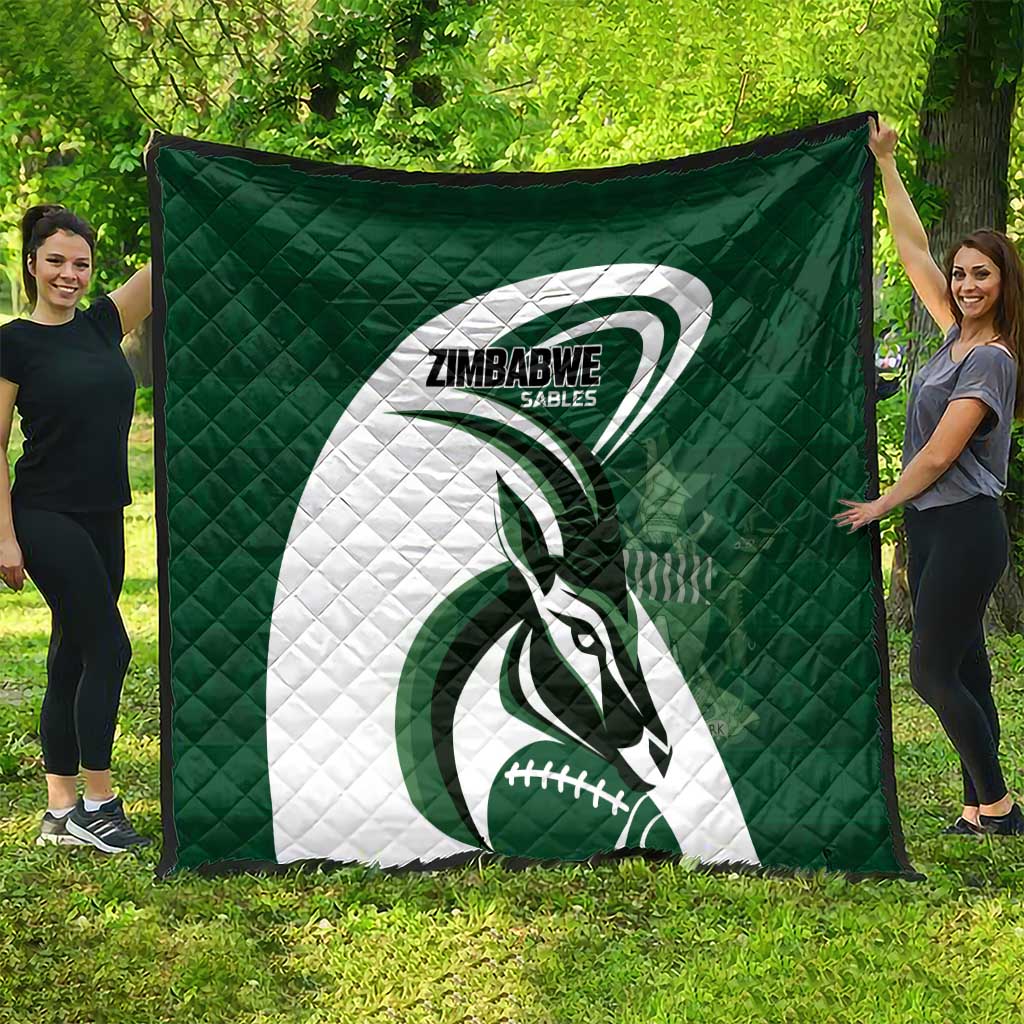 Rugby Zimbabwe Quilt Sables Is The Champion - Wonder Print Shop