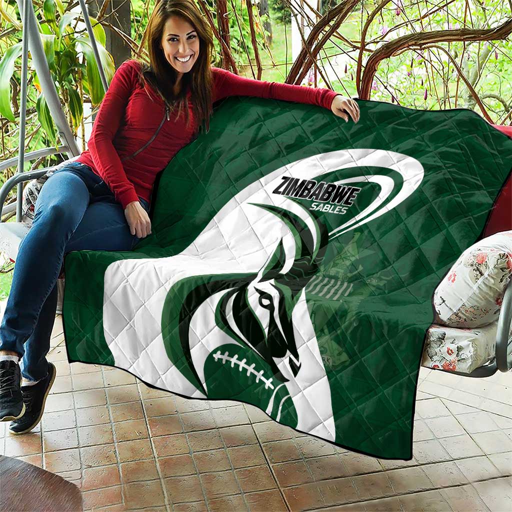 Rugby Zimbabwe Quilt Sables Is The Champion - Wonder Print Shop