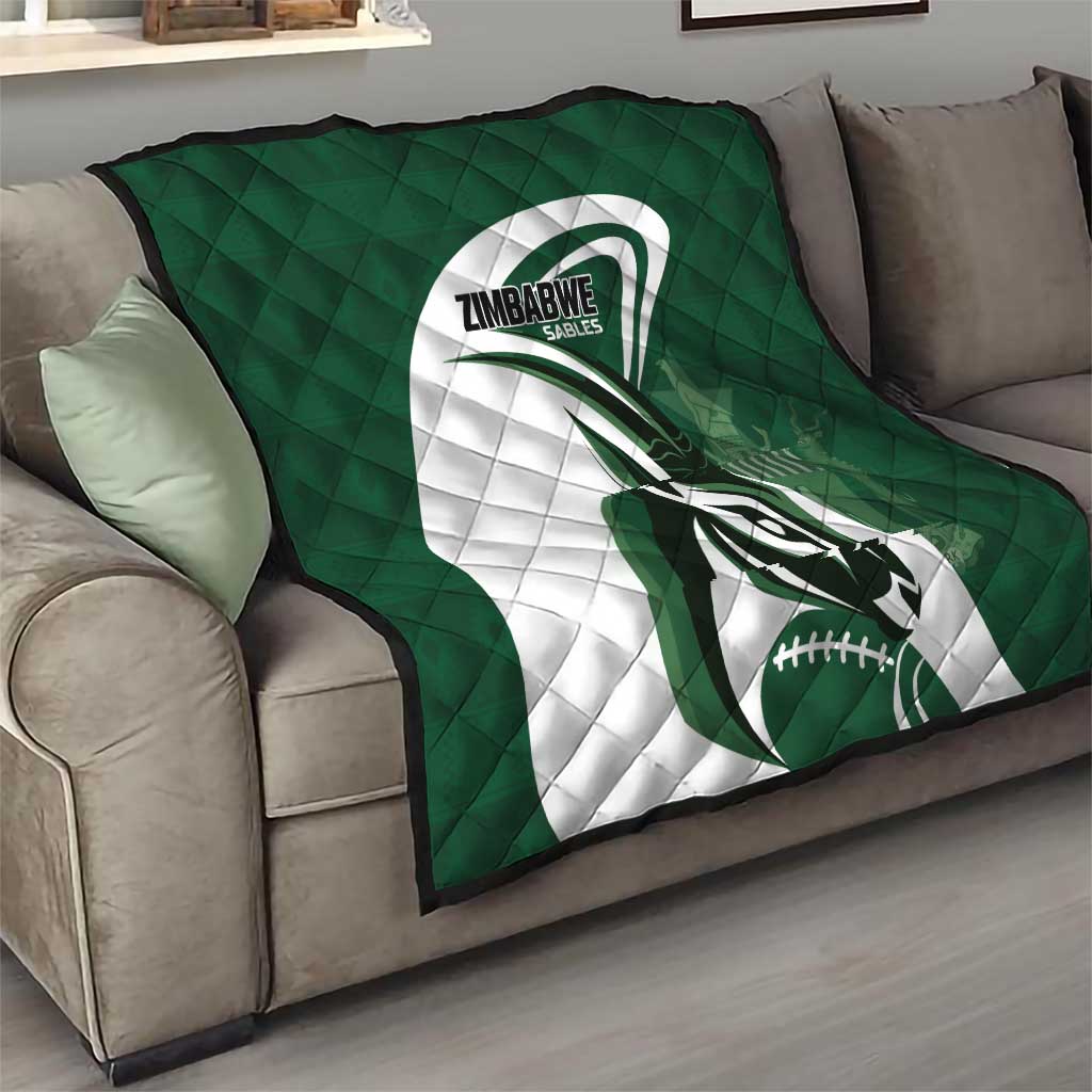 Rugby Zimbabwe Quilt Sables Is The Champion - Wonder Print Shop
