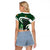 Custom Rugby Zimbabwe Raglan Cropped T Shirt Sables Is The Champion - Wonder Print Shop