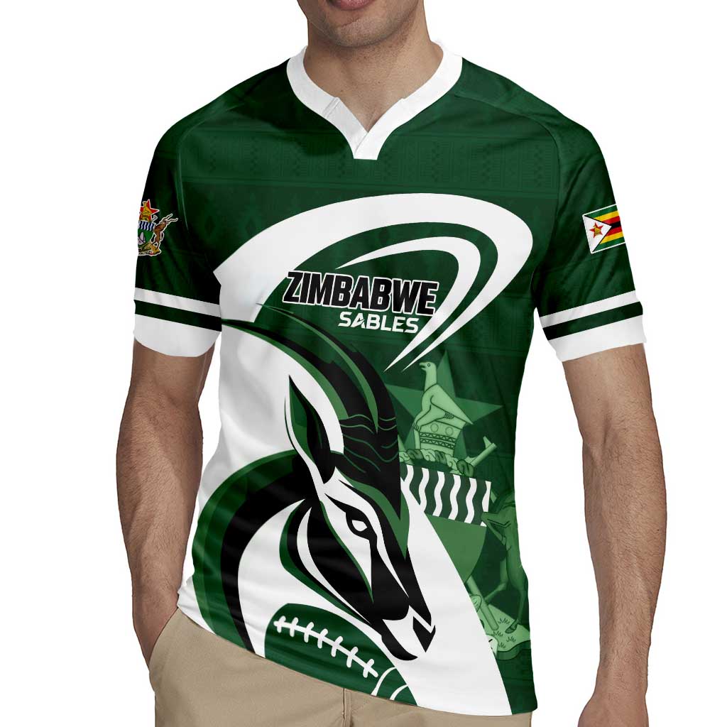 Custom Rugby Zimbabwe Rugby Jersey Sables Is The Champion - Wonder Print Shop