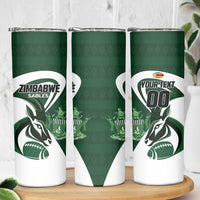 Custom Rugby Zimbabwe Skinny Tumbler Sables Is The Champion - Wonder Print Shop