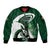 Custom Rugby Zimbabwe Sleeve Zip Bomber Jacket Sables Is The Champion - Wonder Print Shop