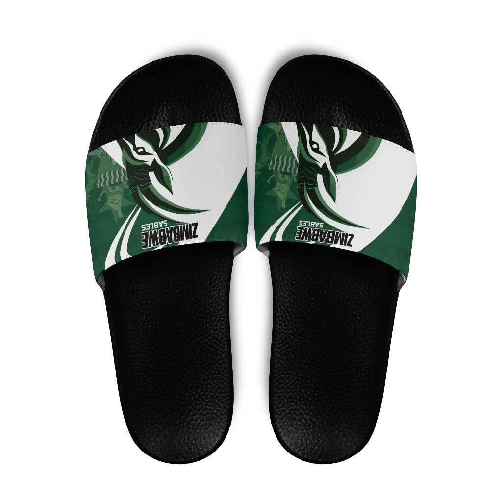 Rugby Zimbabwe Slide Sandals Sables Is The Champion - Wonder Print Shop