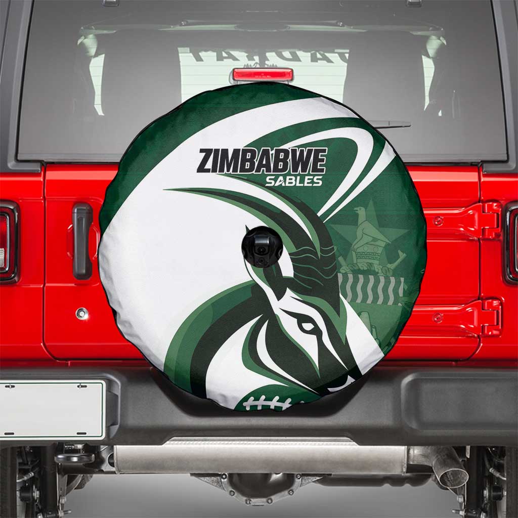 Rugby Zimbabwe Spare Tire Cover Sables Is The Champion - Wonder Print Shop