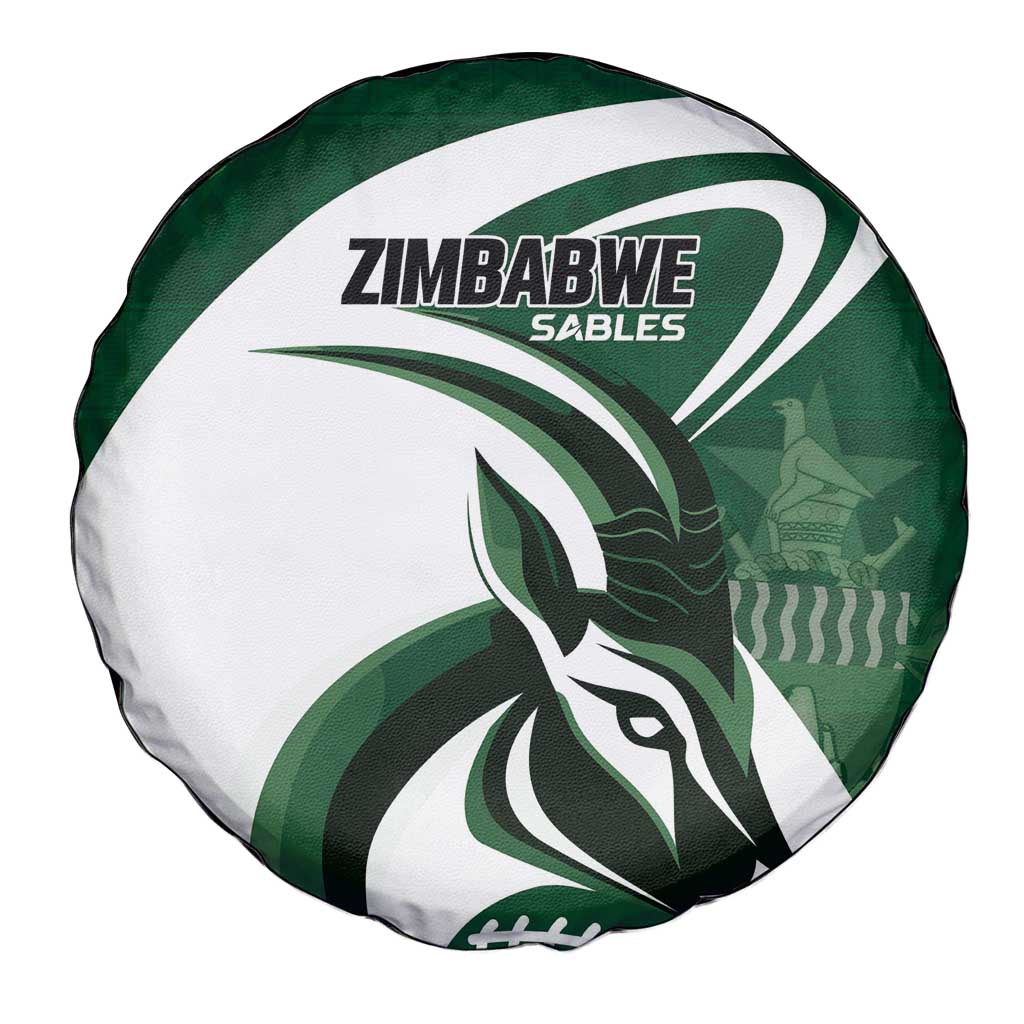 Rugby Zimbabwe Spare Tire Cover Sables Is The Champion - Wonder Print Shop
