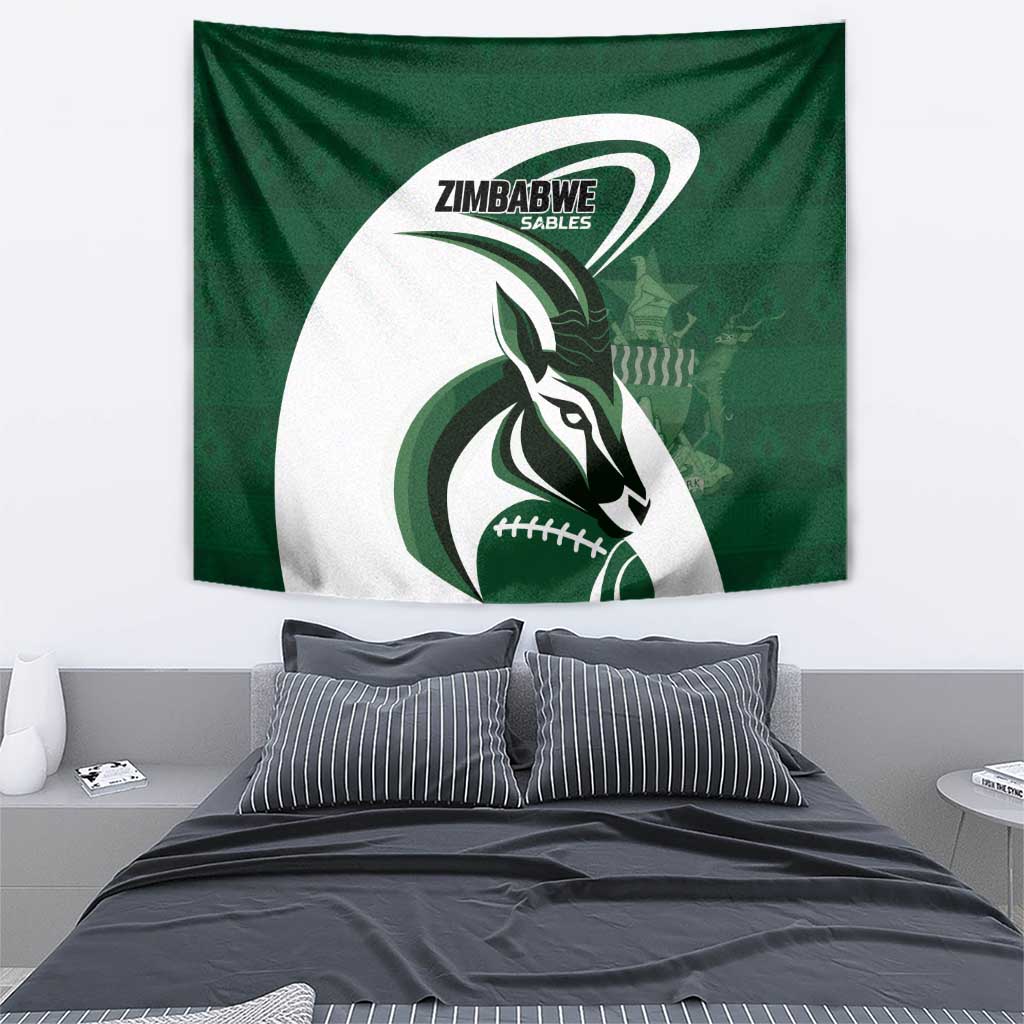 Rugby Zimbabwe Tapestry Sables Is The Champion - Wonder Print Shop