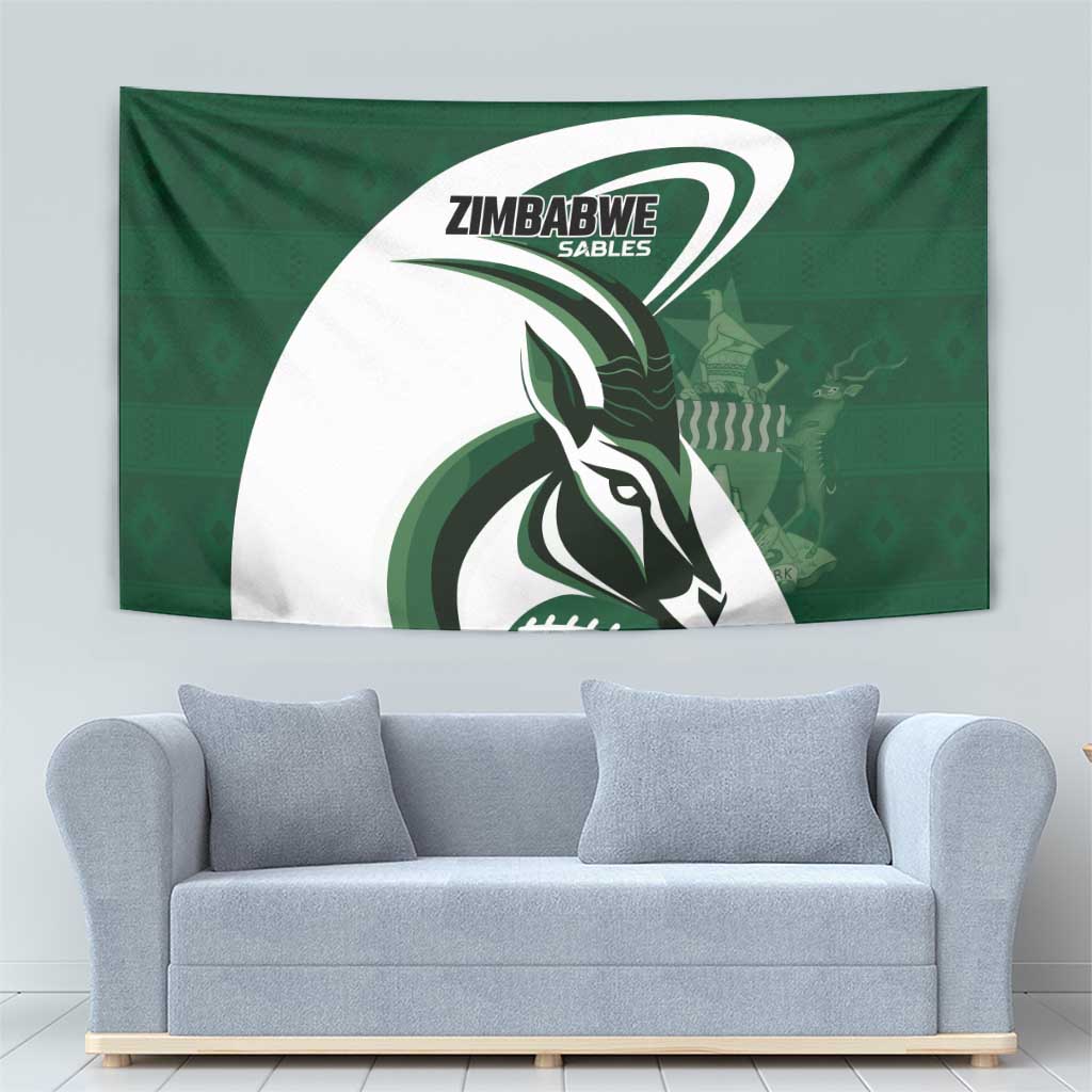 Rugby Zimbabwe Tapestry Sables Is The Champion - Wonder Print Shop