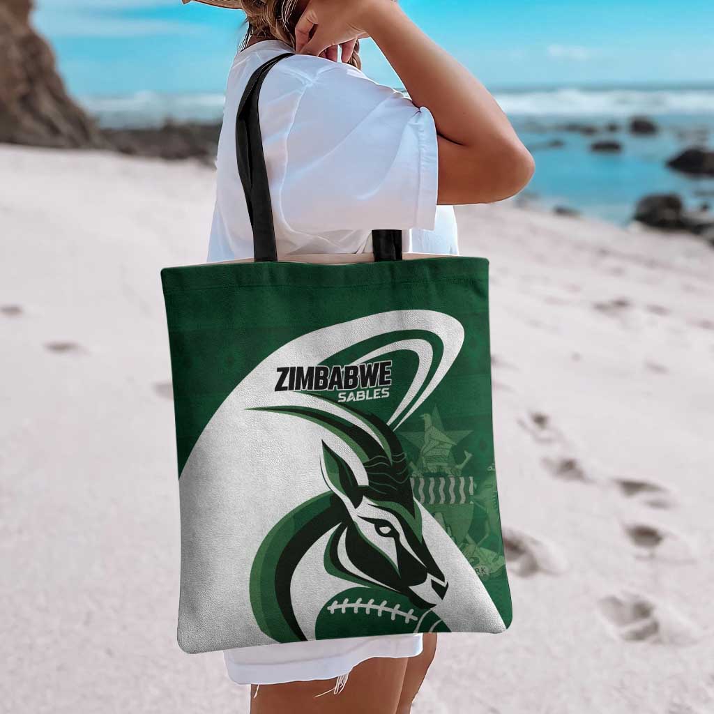 Rugby Zimbabwe Tote Bag Sables Is The Champion - Wonder Print Shop