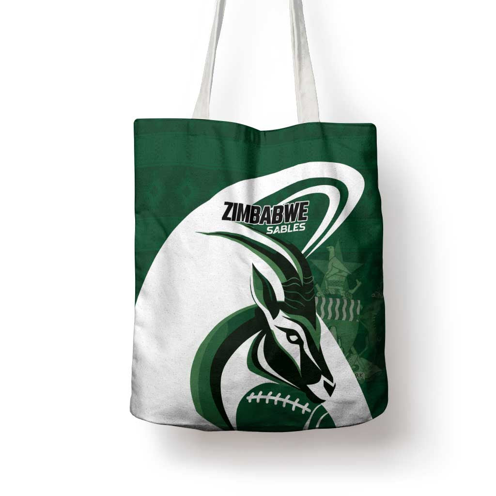 Rugby Zimbabwe Tote Bag Sables Is The Champion - Wonder Print Shop