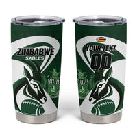 Custom Rugby Zimbabwe Tumbler Cup Sables Is The Champion - Wonder Print Shop
