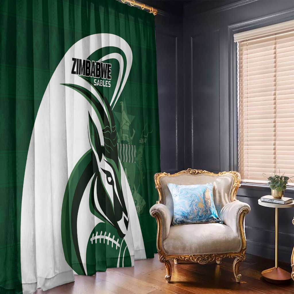 Rugby Zimbabwe Window Curtain Sables Is The Champion - Wonder Print Shop