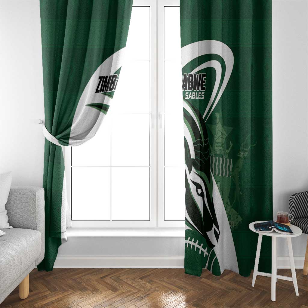 Rugby Zimbabwe Window Curtain Sables Is The Champion - Wonder Print Shop