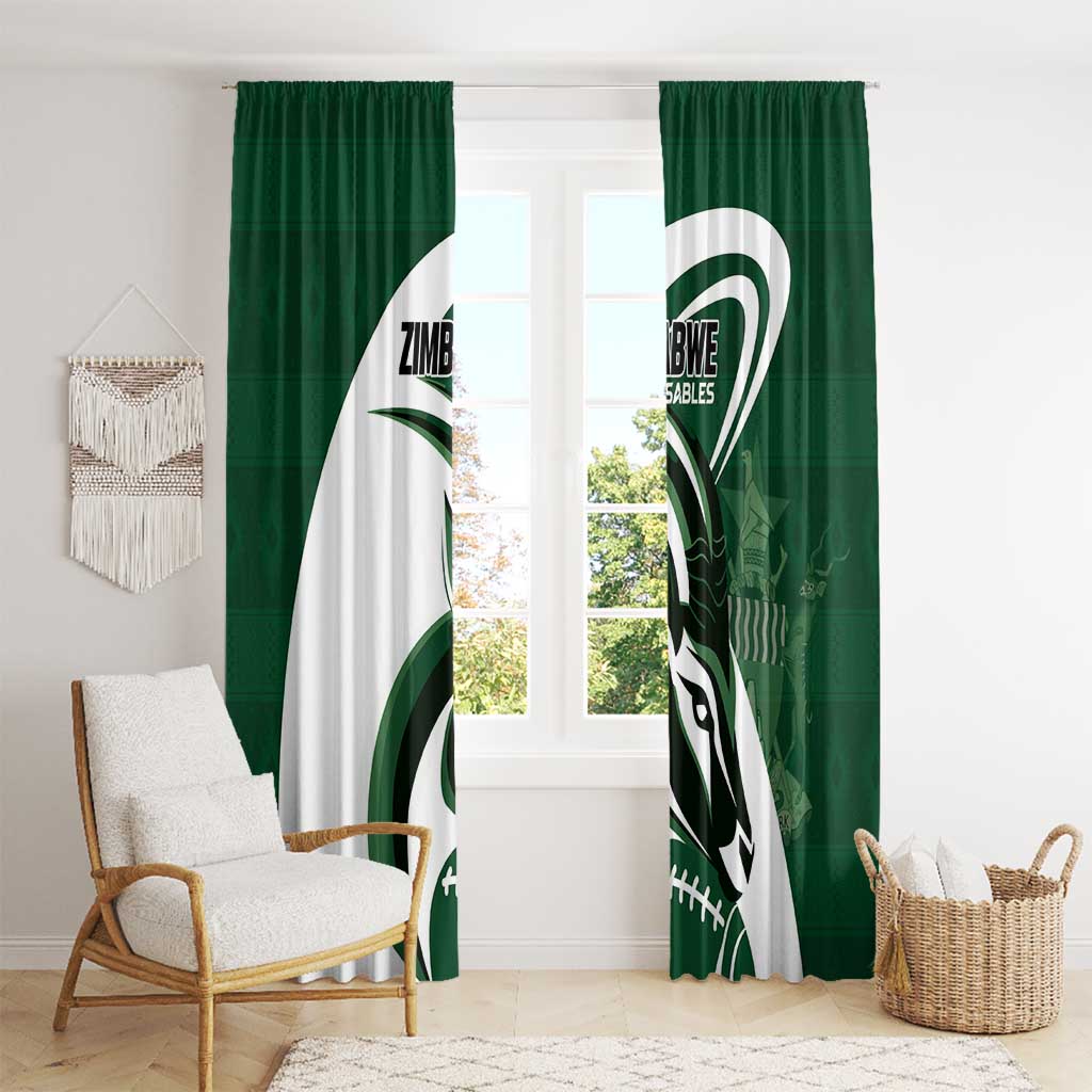 Rugby Zimbabwe Window Curtain Sables Is The Champion - Wonder Print Shop
