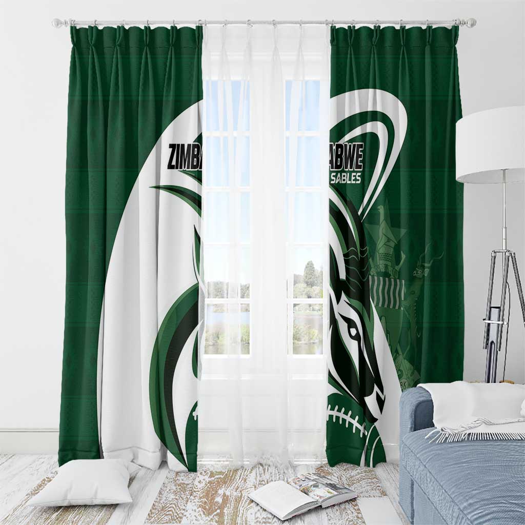 Rugby Zimbabwe Window Curtain Sables Is The Champion - Wonder Print Shop
