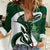Custom Rugby Zimbabwe Women Casual Shirt Sables Is The Champion - Wonder Print Shop
