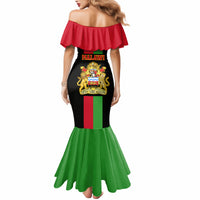 Malawi Mermaid Dress With Coat Of Arms Flag Style - Wonder Print Shop