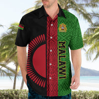 Malawi Hawaiian Shirt With Coat Of Arms Mix African Pattern - Wonder Print Shop
