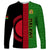 Malawi Long Sleeve Shirt With Coat Of Arms Mix African Pattern - Wonder Print Shop